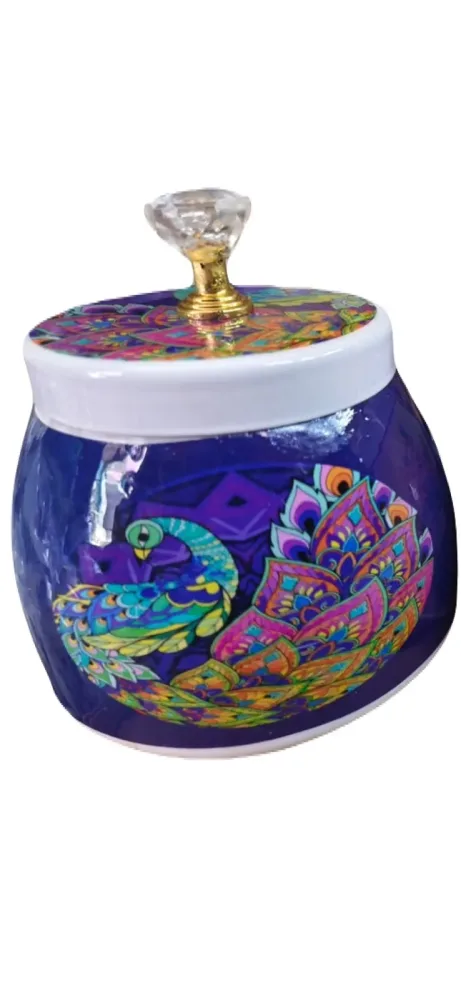 Fancy Metal box with lid for return gift