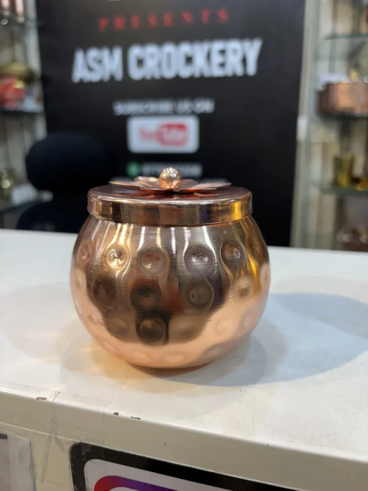 Metal box with lid for return gift