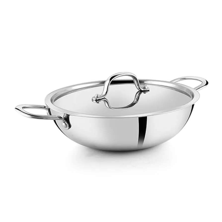 PNB Triply Triple layer Stainless Steel Kadhai
