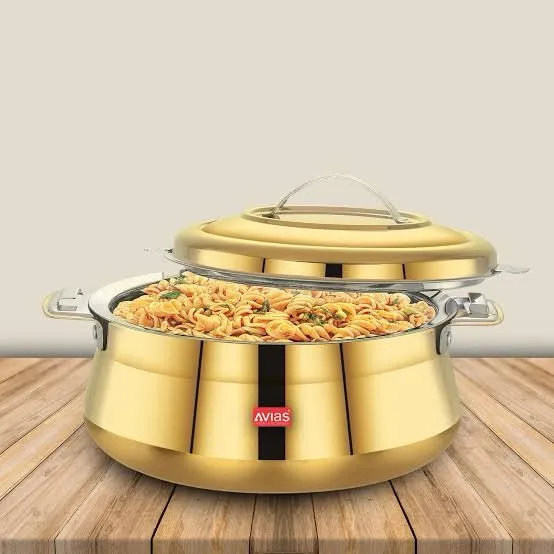Avias Riara Gold Premium Stainless Steel Casserole/ Hotpot