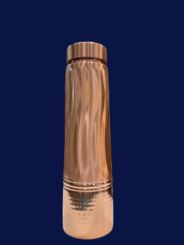 Signoraware Copper Bottle Designer Wavy