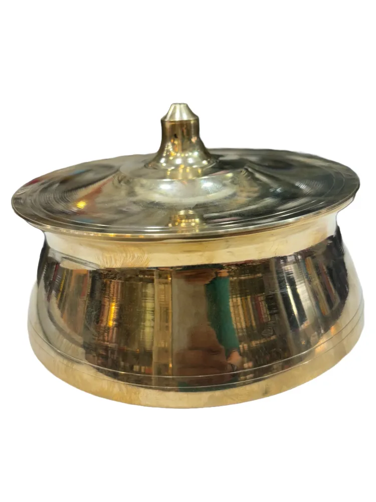 Kansa, Bronze Serving Handi with lid