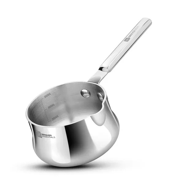 Bergner BE Bergner Essentials Tri-Ply Stainless Steel Milk Warmer