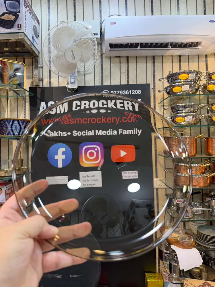 Borosil Aura Dinner set 27 pieces, brown colour