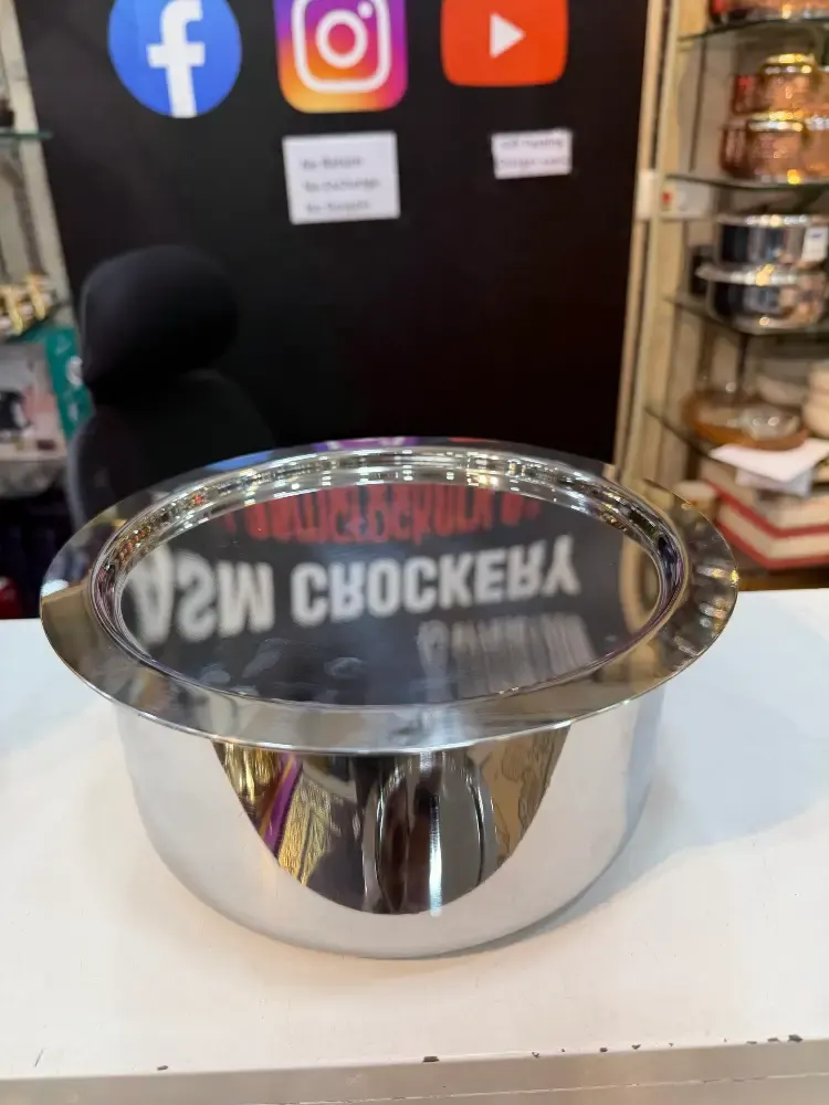 FNS triply top with induction base and steel lid