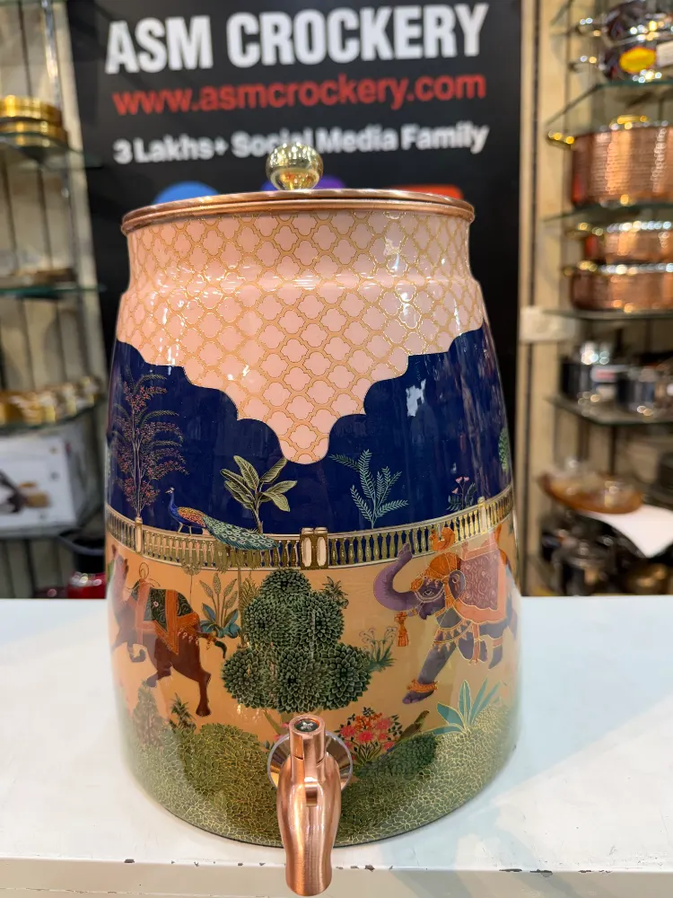 Copper matka with  tap