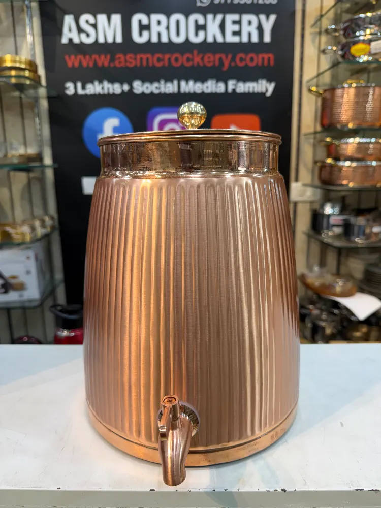 Copper matka with  tap