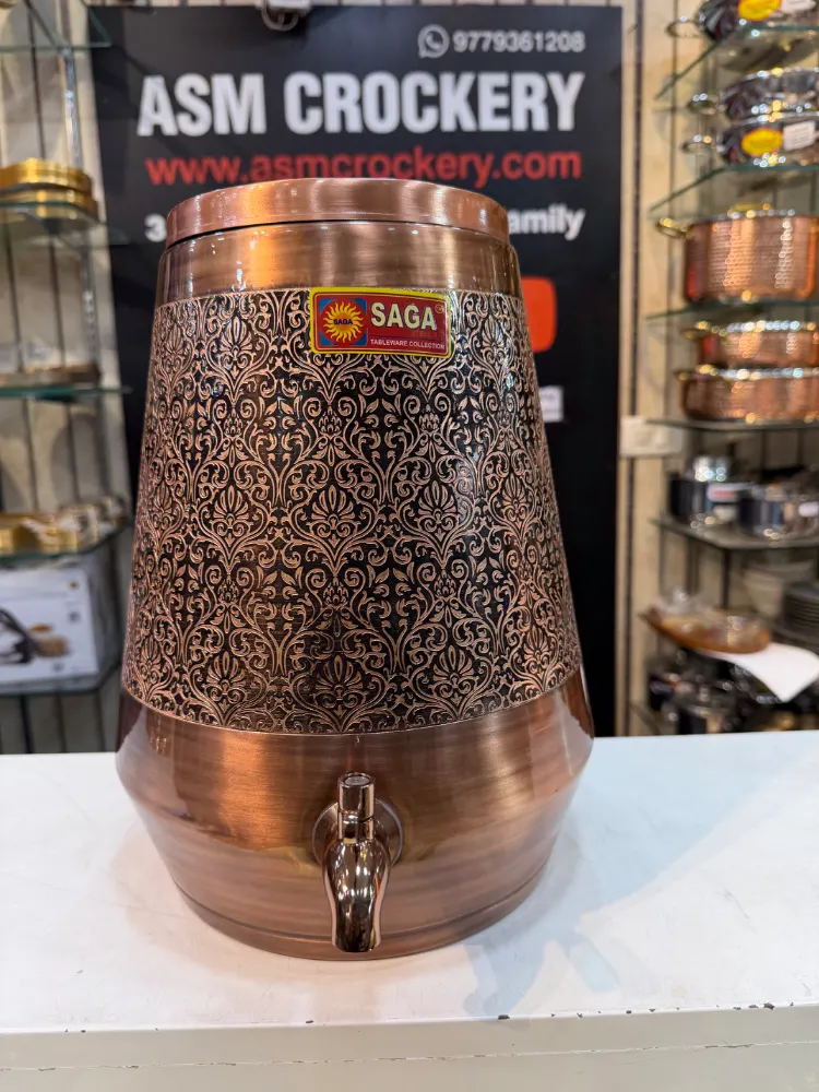 Copper matka with  tap 