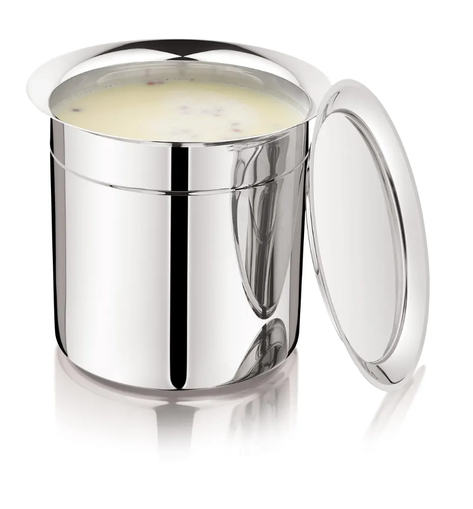 Stainless steel Multipurpose Storage Container tall with lid