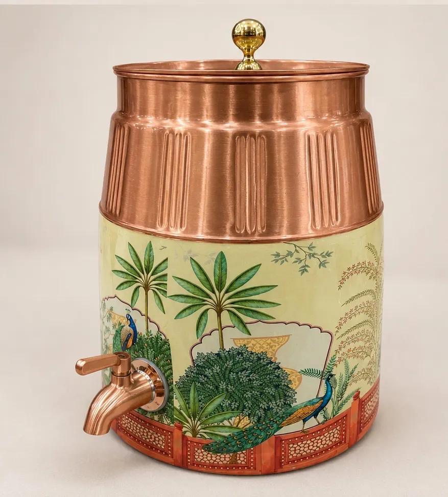 Copper matka with  tap