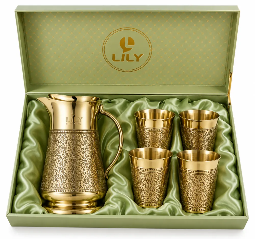 Lily Brass Lemon set Heritage