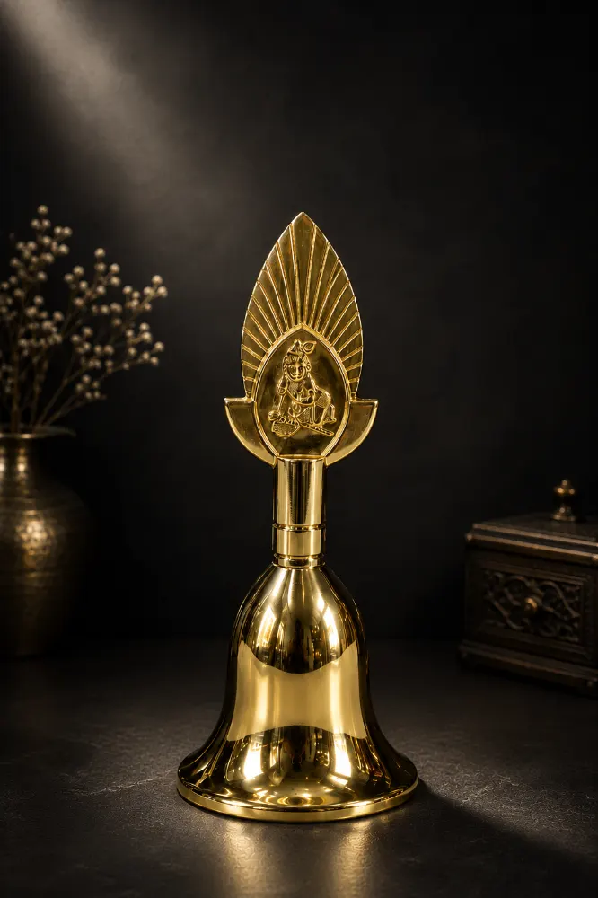 Laddu Gopal Brass Ghanti 