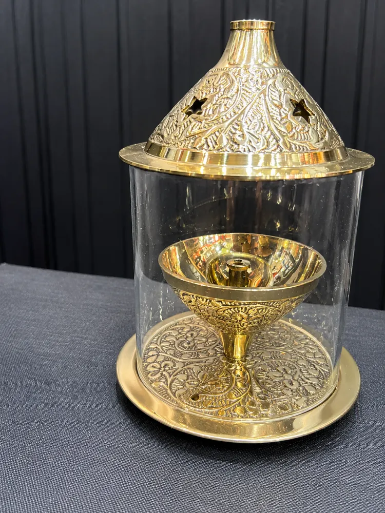 Akhand Diya Medium Golden