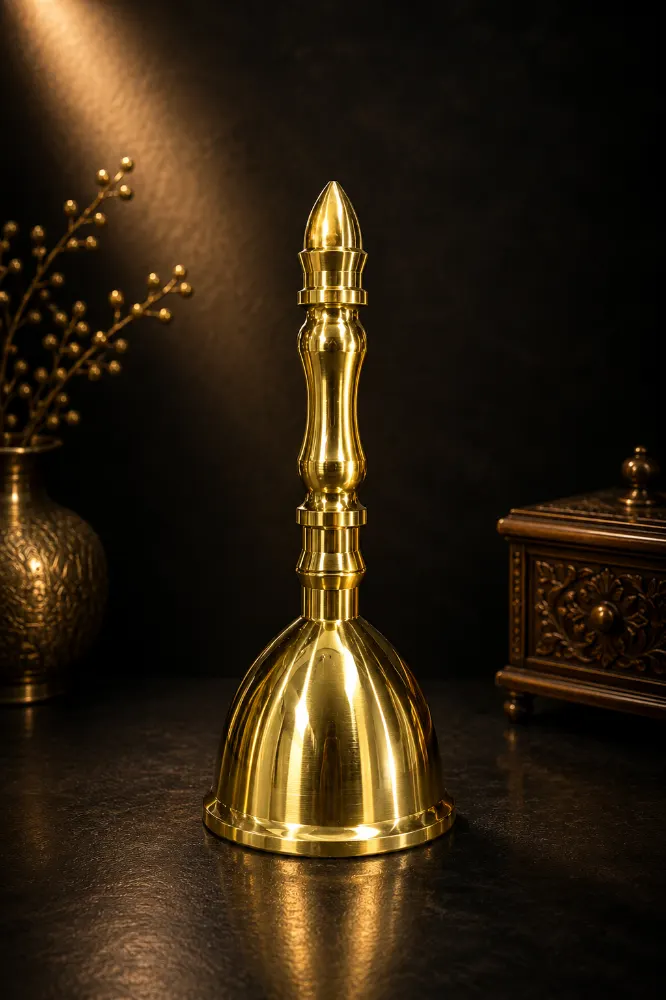 Brass Ghanti Golden Color