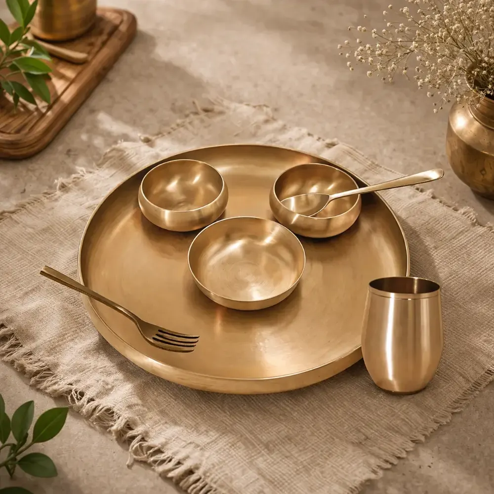 Kansa, Bronze Dinner set
