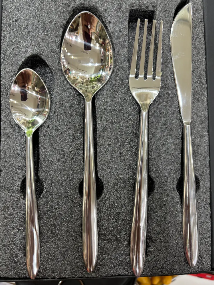  Stainless Steel Cutlery set in Box 24 Pieces Set
