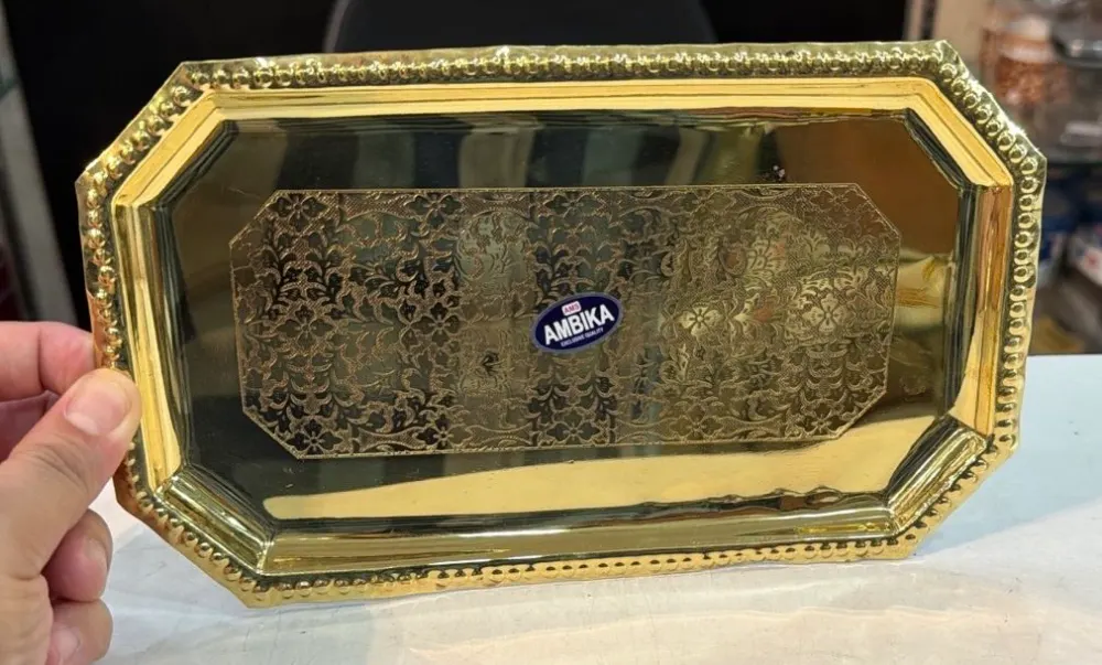 Brass Tray 9*5.5inches 